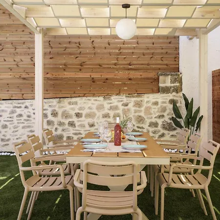 Angelo, Traditional Cretan Stone With Pool & Countryside Views Villa