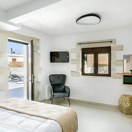 Angelo, Traditional Cretan Stone With Pool & Countryside Views Villa *