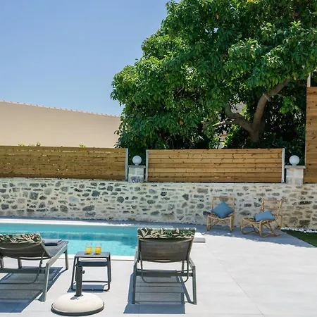 Villa Angelo, Traditional Cretan Stone With Pool & Countryside Views Kato Poros