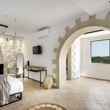 Villa Angelo, Traditional Cretan Stone With Pool & Countryside Views Kato Poros