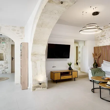 Angelo, Traditional Cretan Stone With Pool & Countryside Views Villa