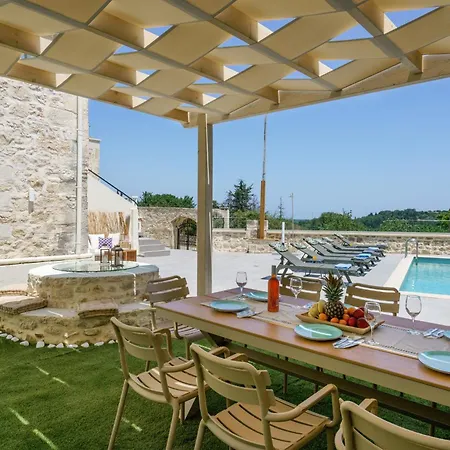 Villa Angelo, Traditional Cretan Stone With Pool & Countryside Views Kato Poros