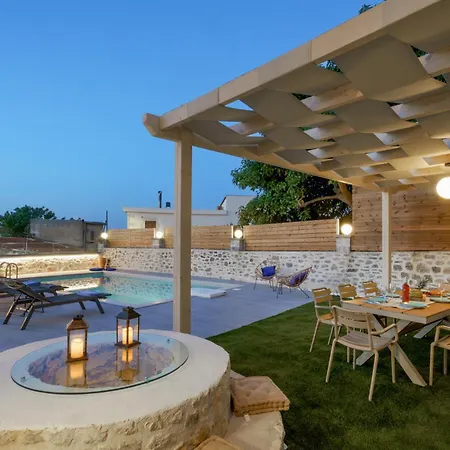 Angelo, Traditional Cretan Stone With Pool & Countryside Views